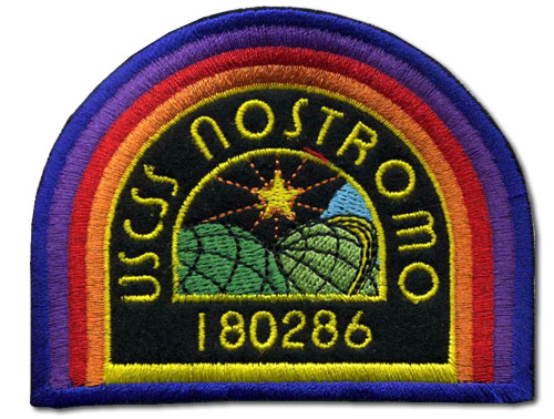 Alien, Alien - nášivka USCSS Nostromo - farba VYŠÍVANIE