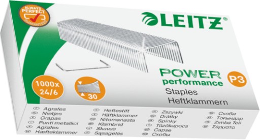 Kancelárske sponky 24/6 LEITZ 1000 ks