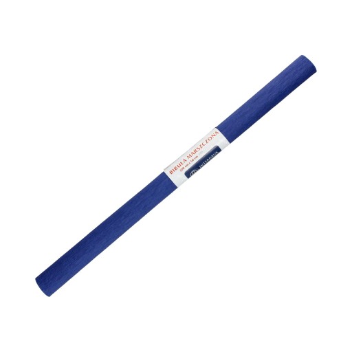 Námornícky modrý krčený hodvábny papier 16 interprintov