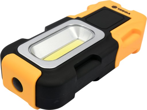COB LED ROTAČNÁ RUČNÁ LAMPA S 3 AAA BATÉRIAMI