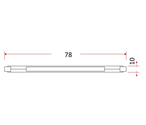 Žiarovka Rx7s-78MM 120W Halogénové lineárne vlákno