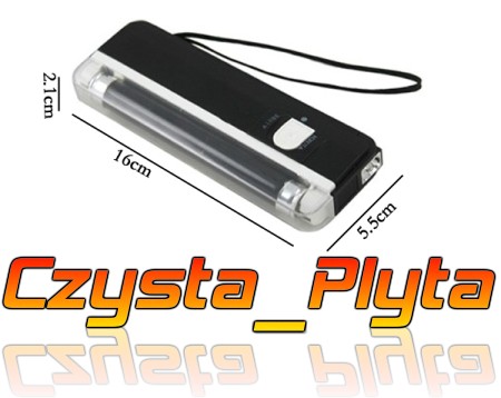 Prenosná UV lampa na testovanie bankoviek + mini baterka