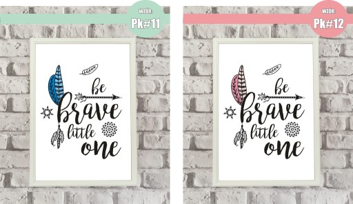 Motivačné PLAGÁTY PRE DETI ozdobné A4 + rám!