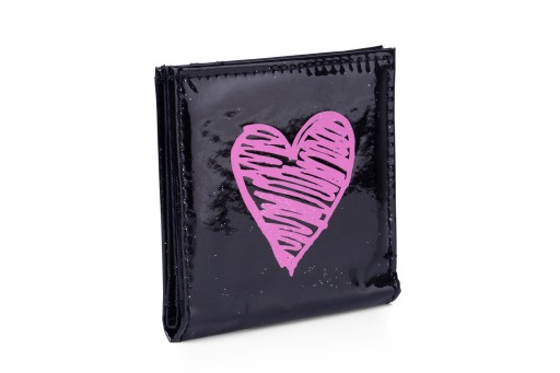 Dámska peňaženka Michelle Moon Glitter Black