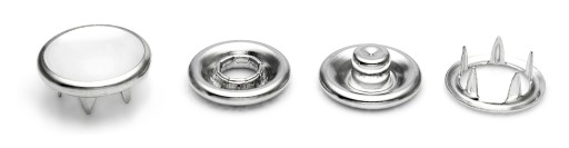 Ozdobné jarné patentky, 10 mm, 20 súprav na košele