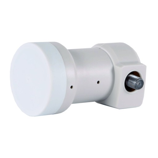 SATELITNÝ konvertor DVB-S/S2 JEDINÝ LNB BIELY 4K UHD LTE
