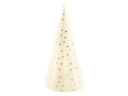 Čiapky bodkované, svetloružové, 21cm, 1 balenie / 6 ks