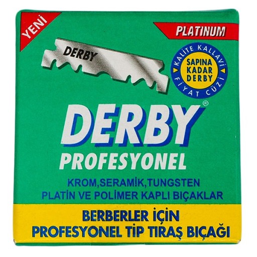 DERBY Polovice žiletiek na žiletky, 100 kusov.
