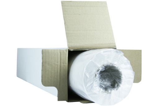 Plotrový papier 297 mm. x 50m 80g. CAD nenatieraný papier