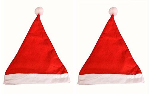 Santa Claus klobúk Vianočný Santa Mikuláša 12 ks Klob