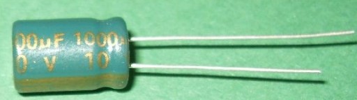 LOW ESR kondenzátor 1000uF 10V sada 10 ks (0068)