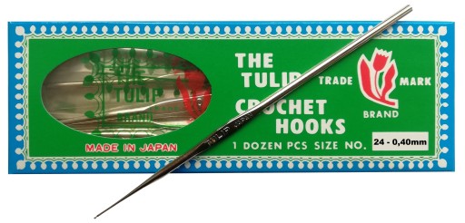 JAPONSKÝ HÁČKOVANÝ TULIPÁN JAPONSKO 24 - 0,40 mm TENKÉ