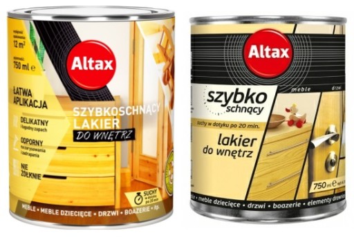 ALTAX RÝCHLOSCHNÚCI VNÚTORNÝ LAK 0,25L LESK