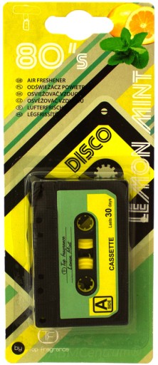 RETRO VIDEO KAZETA S VÔŇOU DO AUTO LEMON MINT 1980 SOSHENER