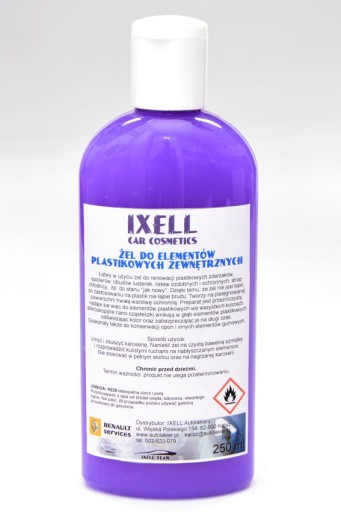 250 ml NANOTECHNOLOGY PLASTIC GEL používaný v službách RENAULT UK 2