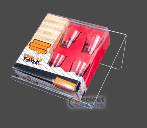 STOJAN STOJAN 20cm TABLETNÁ KOŠKA vyrobená z 3mm plexiskla