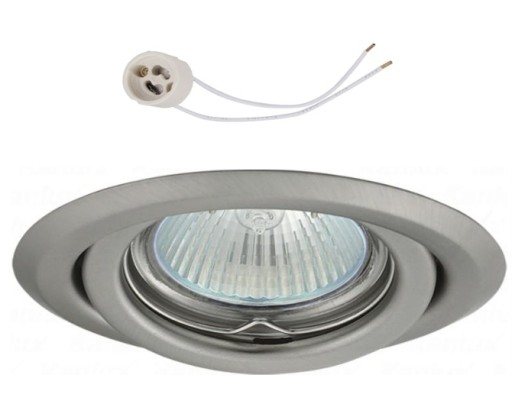 Objímka halogénovej žiarovky pre LED GU10 na 230V CT15, čierna