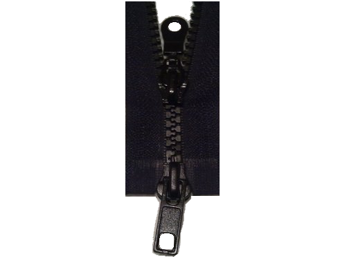 ČLENNÍKOVÝ ZÁMOK 80 cm - ČIERNA - OBOJSTRANNÝ