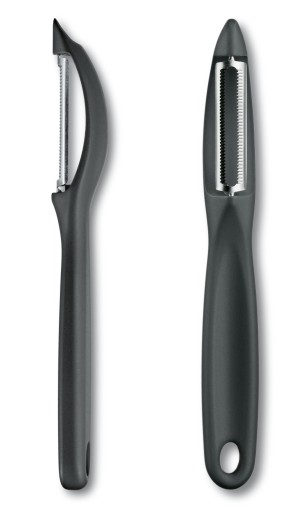 Victorinox 7.6075, škrabka, obojstranne pohyblivá čepeľ, zúbkovaná