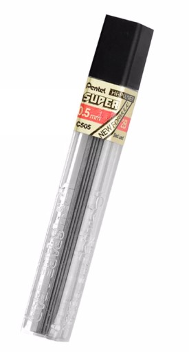 Tuhy HB Pentel pre mechanické ceruzky 0,5 mm