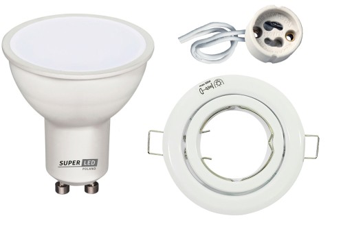 Sada halogénovej žiarovky MOVABLE guľatá + LED GU10 6W