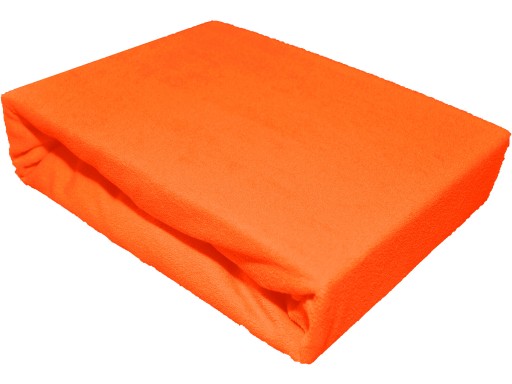 Froté plachta do kočíka 38x80 oranžová