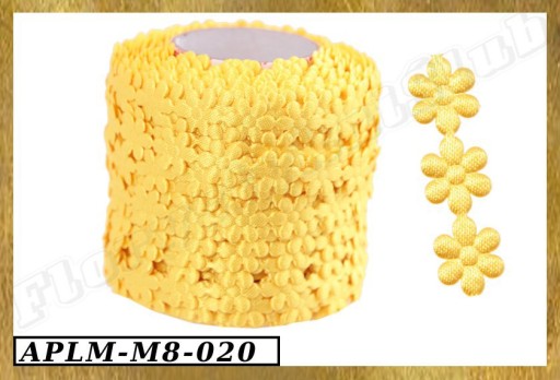 M77 Aplikácie, plnokvetý 1cm/90 ks, 1 meter, 10 farieb