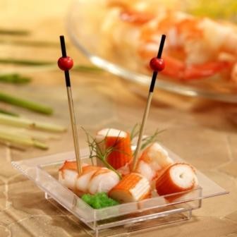REDPEARL BANQUET TOOTPITS 7cm (40) ČERVENÝ PLAST
