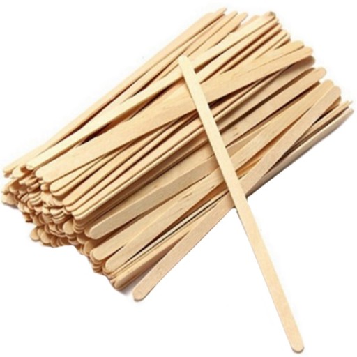 DREVENÉ DEPILAČNÉ STIERKY ** MINI ** 100 KS