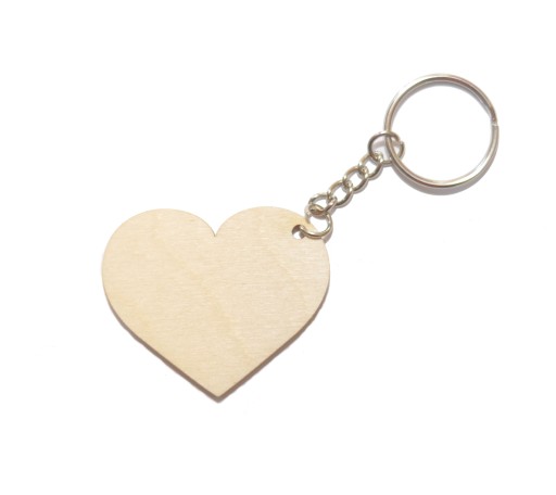 KEYRING KEYRING srdiečkové kľúčenky preglejka na kľúče