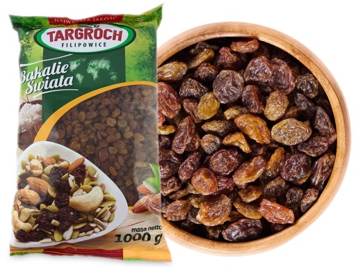 Sušené hrozienka 1kg Sultana PREMIUM FIBER