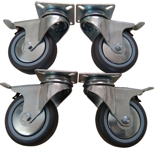 Koleso koliesko kolieska kolieska 75 mm 60 kg!!! Brzda.