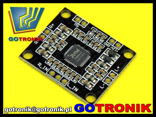 PAM8610 audio zosilňovač 2 x 15W trieda D___BTE-255