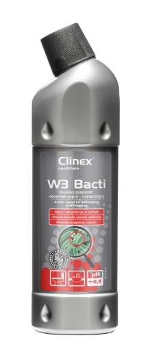 Clinex W3 BACTI Gél na umývanie a dezinfekciu toaliet 1 l