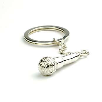 MUSIC KEYRING - MICROPHONE - vokál KEYRING spev