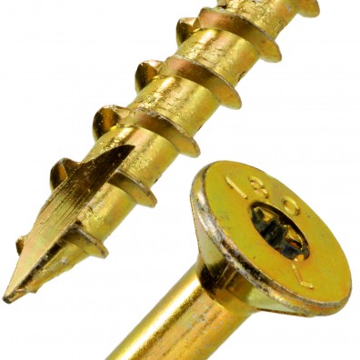 Stolárske skrutky 4x70 do dreva, TORX 100 kuž