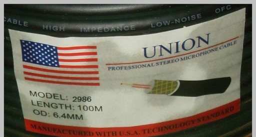 MONO mikrofónový kábel 6,5 mm USA (2986)