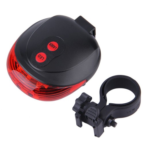 BIKE LAMPA LED LASEROVÁ ZADNÁ BICYKLE LAMP