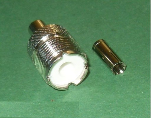 UHF CB zásuvka (UC1) krimpovaná na RG58 (3233)