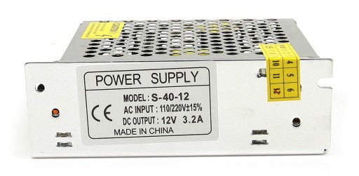 NAPÁJANIE 12V 40W 3,2A IP20 PRE LED PÁSKY, CCTV