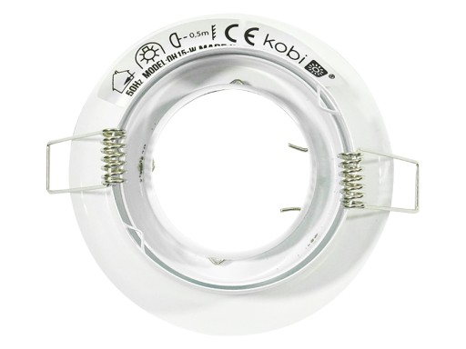 GU10 MR16 LED stropné svietidlo, pohyblivé, BIELE