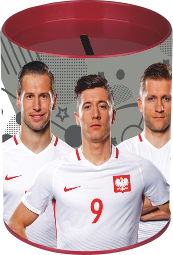 KOVOVÉ prasiatko, peniaze bezpečné pre deti, PZPN Lewandowski Astra