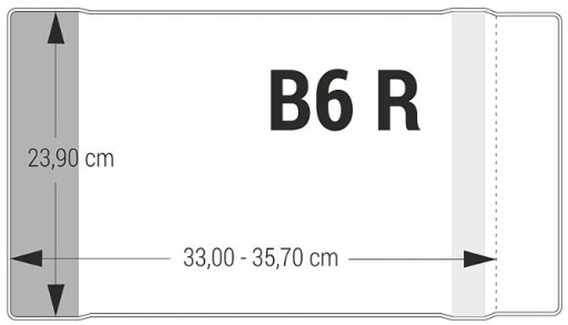 Obal knihy B6, nastaviteľný, 23,9x33,0 BIURFOL