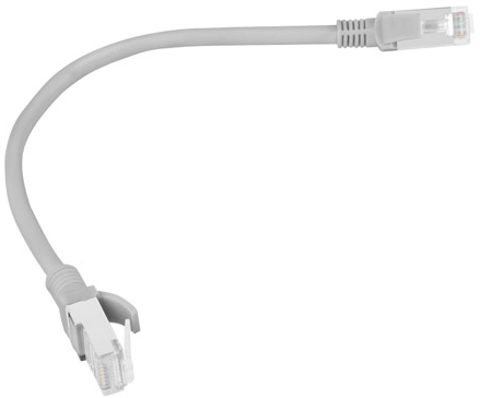 Patchcord UTP cat 5e sieťový kábel 25cm Lanberg