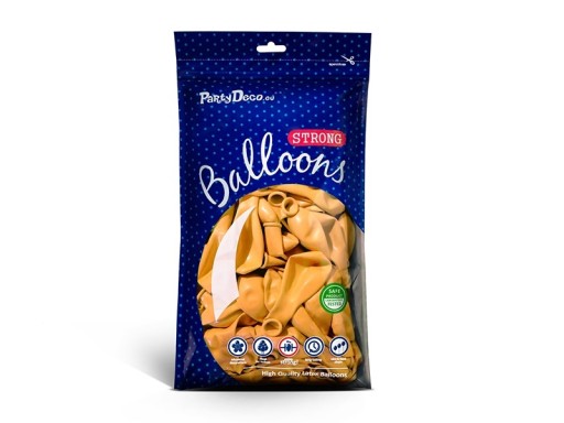 ŽLTÉ BALÓNY pastelové silné 27 cm 12 palcov 50 ks na girlandy