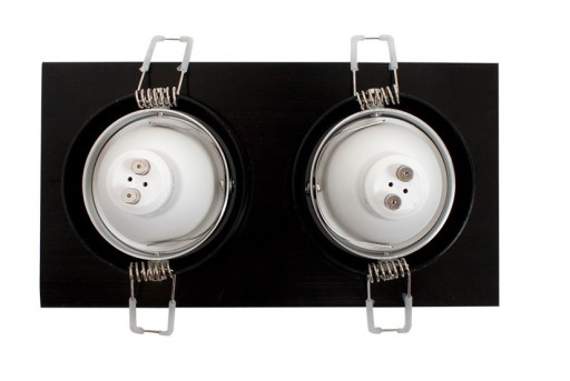 SVIETIDLO HLINÍKOVÁ LAMPA DVOJITÁ LED 9,6W GU10