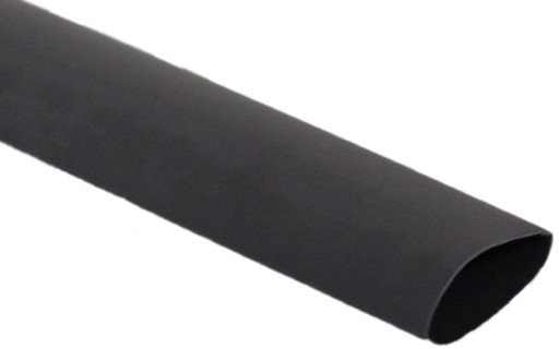 ČIERNA ZMRŠŤOVACIA TUBA S LEPOM 8/2 mm