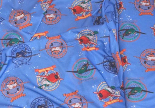 MG záves FABRIC DISNEY LIETADLÁ LIETADLA 160cm