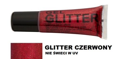 GLITTER PAINT FACE BODY Stargazer RED