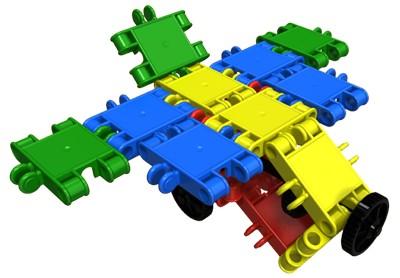 STAVEBNÉ BLOKY SET CLICS CZ116 28 prvkov